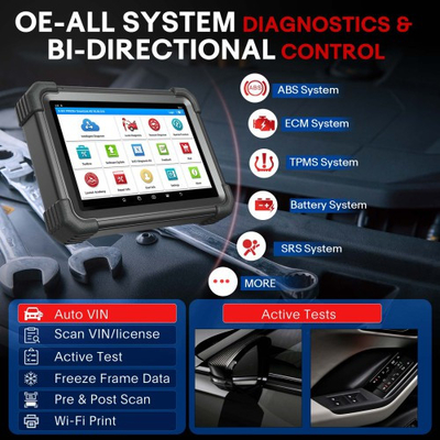 [EU/UK Ver]LAUNCH X431 PRO3S+ SmartLink HD for Diesel & Gasoline  Bi-Directional Scan Tool Support ECU Coding CANFD DOIP J2534 Programming 12V/24V Auto auth for FCA/SGW