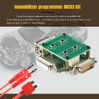 Launch GIII X-Prog 3 Advanced Immobilizer & Key Programmer Plus MCU3 Adapter Work on Mercedes Benz All Keys Lost BMW BDC2 Add Key and ECU TCU Reading