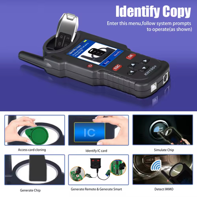 Lonsdor KH100+ Car Key Programmer Remote Maker Generate Simulate Chip Identify Copy IC ID Card Frequency Smart Control Key IMMO