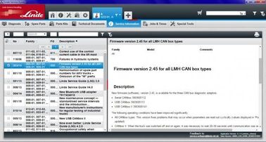 LINDE forklifts diagnostic tool Service Guide forklift software Linde Service Guide v5.1.4 is the replacement for older