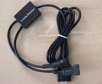 Black Color Forklift Diagnostic Tools Cable Plus Software For Linde Doctor V2.01.04