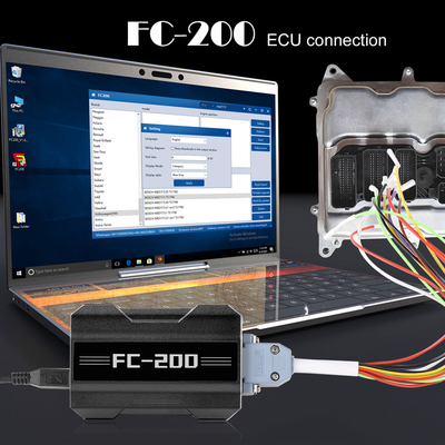 CG FC200 ECU Programmer Full Version With New Adapters Set 6HP & 8HP / MSV90 / N55 / N20 / B48/ B58 and MPC5XX Adapter for EDC16