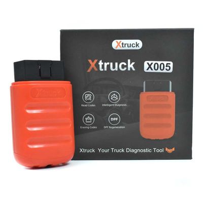 Xtruck X005 Bluetooth Heavy Duty Truck OBD Scanner with 8 OBDII Test Modes, Full-Fault Live Data, and Two Years Free Updates