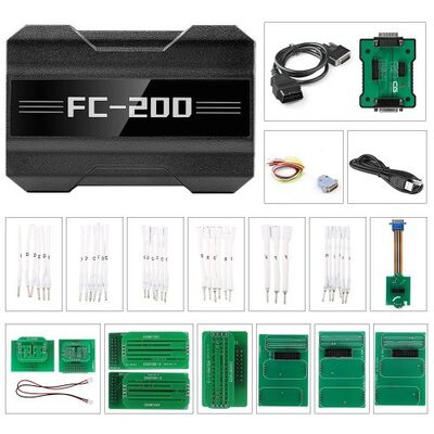 CG FC200 ECU Chip Tuning Programmer Full Kit with 6HP 8HP MSV90 N55 N20 Adapters for Protecting Original Car Parts and Intelligent Recognition