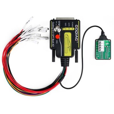GODIAG Tricore Breakout Cable Full Protocol OBD2 Jumper with DC Power Supply and Safety Protection Banana Head