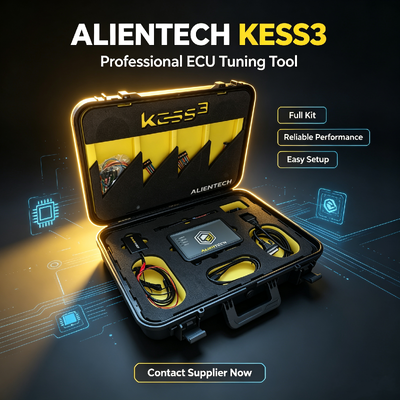 Alientech KESS V3 ECU Tuning Programmer with Multi-Protocol Support, Master/Slave Upgradeable, and 10x Faster Data Processing