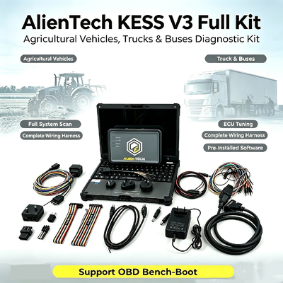 Alientech KESS3 ECU Programming Tool with OBD Bench Boot Tuning Multi-Language Interface and 12 Months Free Subscription