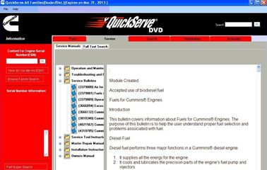 Cummins Quickserve Truck Diagnostic Software Heavy Duty for Windows XP