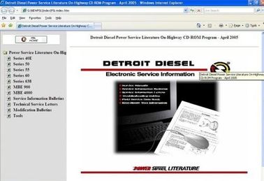 Detroit Diesel Power Service Manuals On-Highway Series 40E / 50 /55 / 638 / 900