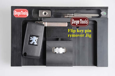 Car Lock Decoder DegeTools Flip Key Pin Remover Jig with vehicle keys