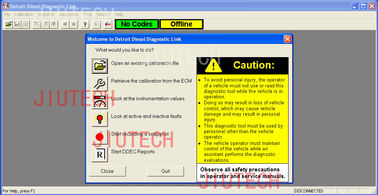 Heavy Duty Diagnostic Scanner Tool Detroit Diesel Dddl 7.09 For Servicing Detroit Diesel’s 2007 Ddec Vi Equipped Engine