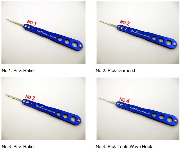 High quality Car Lock Decoder tools Champion Series Pick for Locksmiths