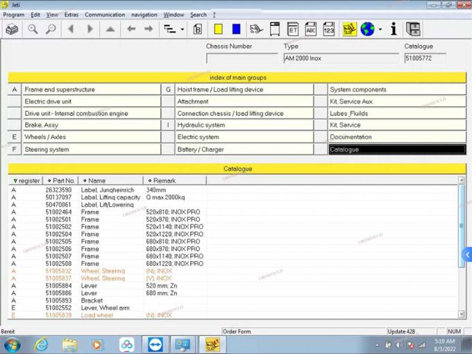 Jungheinrich Forklift Judit Box INCADO and Cable JUDIT-4 Diagnostic Kit Tools Canbox Interface Diagnosis Tool 28