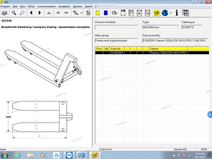 Jungheinrich Forklift Judit Box INCADO and Cable JUDIT-4 Diagnostic Kit Tools Canbox Interface Diagnosis Tool 29